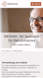 Mobile Screenshot of median-kliniken.de